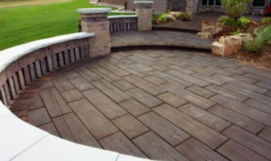 Get the Look of Wood Flooring with Stamped Concrete