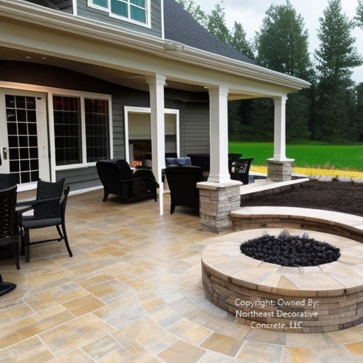 Stamped Concrete Patio Merrimack NH