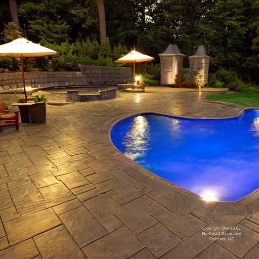 Stamped Concrete Patio Pelham NH