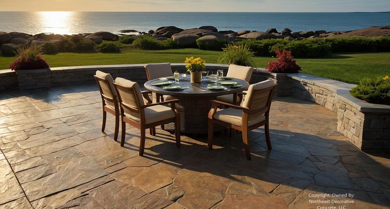 Does a Stamped Concrete Patio Get Hot In The Summer Sun