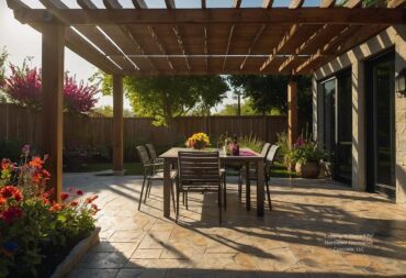 Creating a Perfect Outdoor Kitchen with Stamped Concrete