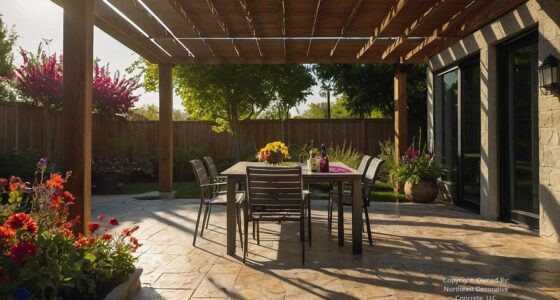 Creating a Perfect Outdoor Kitchen with Stamped Concrete