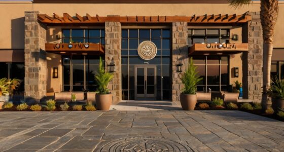 Custom Concrete Logo Imprints for Business Entrances