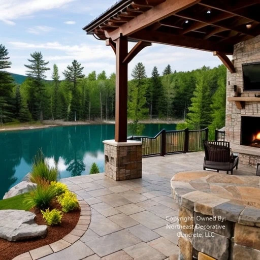 How to Match Stamped Concrete Patio with Natural Stone