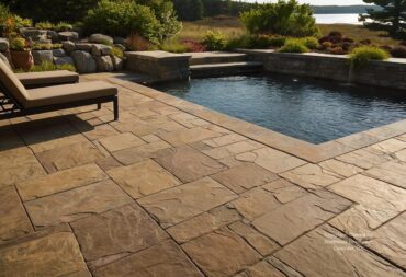 Stamped Concrete Ideas for Lake Waterfront Properties